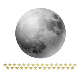 Autocolant pentru perete Dekornik Full Moon