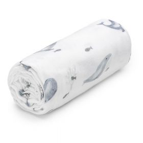 Prosop pentru copii alb din muselină 100x120 cm Gerda – T-TOMI