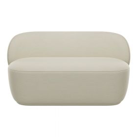Canapea bej cu tapițerie din stofă bouclé 137,5 cm KUON – Blomus