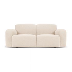 Canapea bej cu tapițerie din stofă bouclé 170 cm Molino – Micadoni Home