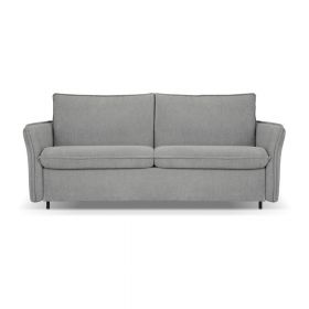 Canapea gri extensibilă 166 cm Dalida – Micadoni Home