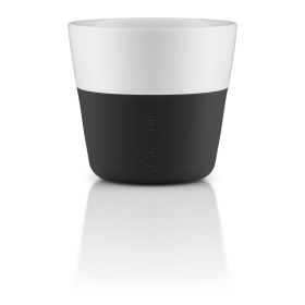 Set 2 căni Eva Solo, 230 ml, alb-negru