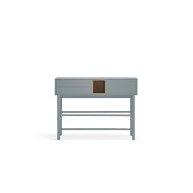 Masă consolă albastră/gri 35x120 cm Corvo – Teulat