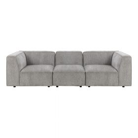 Canapea modulară Bonami Selection Fairfield, 282 cm, gri deschis