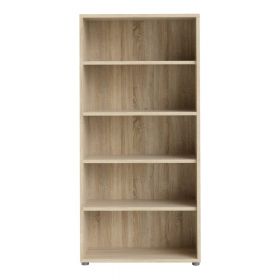 Bibliotecă modulară cu aspect de lemn de stejar 89x189 cm Prima – Tvilum