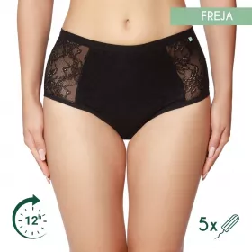 Chiloți menstruali Freja – High Waist – Negri 2XL