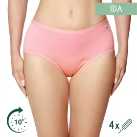 Chiloți menstruali Ida – Hipster – Roz XS