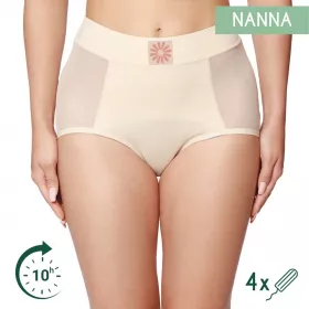 Chiloți menstruali NANNA - High Waist - Nude S