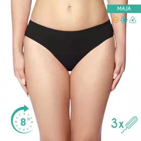 Slip de baie Maja - UV50+ - material reciclat - negru M