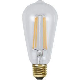 Bec LED cu filament E27, cu lumină caldă și intensitate reglabilă 4 W Soft Glow – Star Trading