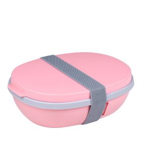 Cutie pentru prânz Mepal Ellipse, roz