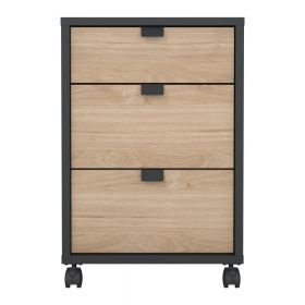 Dulap gri antracit/cu aspect de lemn de stejar 41x61 cm Sign – Tvilum