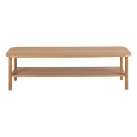 Măsuță de cafea în culoare naturală cu aspect de lemn de stejar 50x150 cm Banbury – Actona