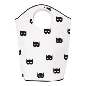 Coș de jucării pentru copii negru-alb din material textil 57x26x70 cm Batman – Butter Kings