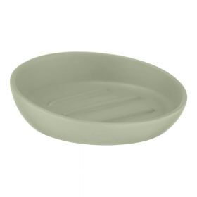 Săpunieră ceramică Wenko Badi, verde mat