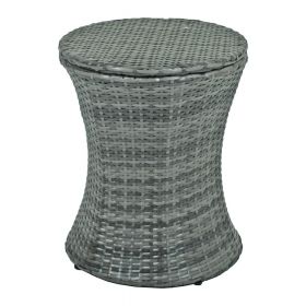 Masă rotundă de bar de grădină din rattan artificial ø 45 cm Mumbai - Garden Pleasure
