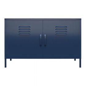 Dulap metalic albastru 100x64 cm Bradford - Queer Eye