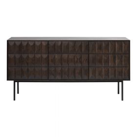 Comodă Unique Furniture Latina, lungime 160 cm, maro