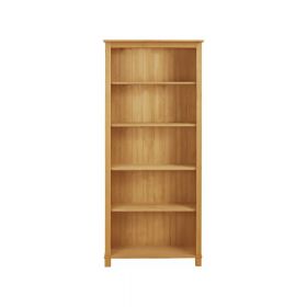 Bibliotecă în culoare naturală din lemn de pin 77x171 cm Pivo – Støraa