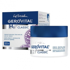 Crema antirid pentru ten matur H3 Classic, 50ml, Gerovital