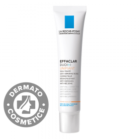 Crema corectoare uniformizatoare pentru tenul gras cu tendinta acneica Effaclar Duo+ Unifiant Medium, 40ml, La Roche-Posay