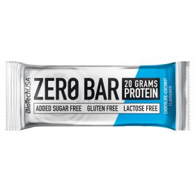 Baton proteic cu ciocolata si cocos Zero Bar, 50g, BioTechUSA