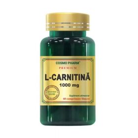 L-Carnitina 1000mg Premium, 60 comprimate, Cosmopharm