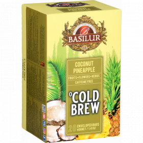 Ceai asortat Coconut & Pineapple, 20 plicuri, Basilur