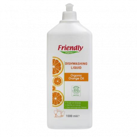 Detergent de vase manual cu portocale, 1000ml, Friendly Organic