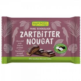 Ciocolata nougat amaruie bio, 100g, Rapunzel