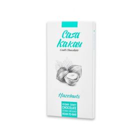 Ciocolata artizanala cu alune 57%, 70g, Casa Kakau