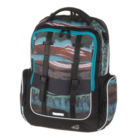 Rucsac Ergonomic Walker Wizzard Academy Blue Pile, Multicolor, 32x18x46 cm