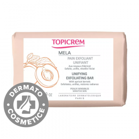 Sapun exfoliant pentru uniformizarea pielii Mela, 150g, Topicrem