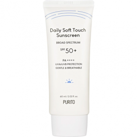 Crema de fata cu protectie solara Daily Soft SPF 50, 60ml, Purito