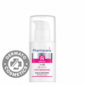 Crema de zi calmanta pentru ten uscat SPF30 Lipo-Rosalgin R, 30ml, Pharmaceris