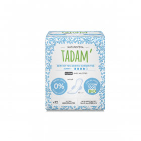 Absorbante BIO hipoalergenice Ultra Super+, 12 bucati, Tadam