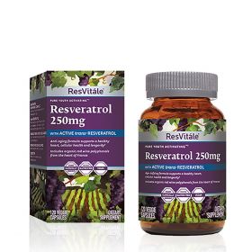 Resveratrol 250mg, 120 capsule, ResVitale