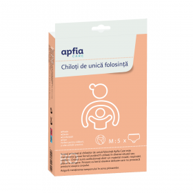 Chiloti de unica folosinta Marimea M, 5 bucati, Apfia Care