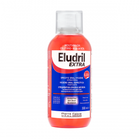 Apa de gura antibacteriana 0.2%CHX Extra, 300ml, Eludril