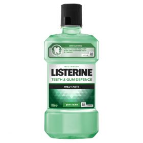 Apa de gura zero alcool Teeth and Gums Defense, 500ml, Listerine