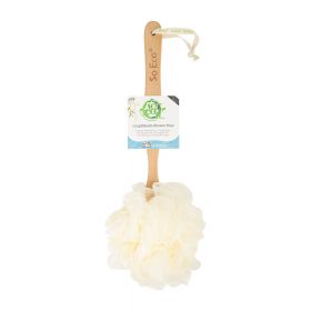 Burete ecologic tip loofah pentru dus cu maner lung, 1 bucata, So Eco