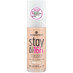 Fond de ten Stay All Day 16h Long-Lasting Foundation 08 - Soft Vanilla, 30ml, Essence