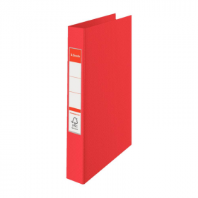 Caiet Mecanic A4 Esselte Standard, 4 Inele, Cotor 42 mm, Rosu
