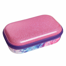 Penar Cu Fermoar, Zipit Glitter Storage Box - Roz