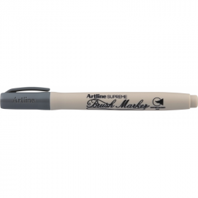 Carioca Artline Supreme, Varf Flexibil (tip Pensula) - Gri