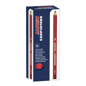 Creion Grafit Pentru Scriere Pe Lemn (tamplarie), Forma Ovala, Alpino Carpenter