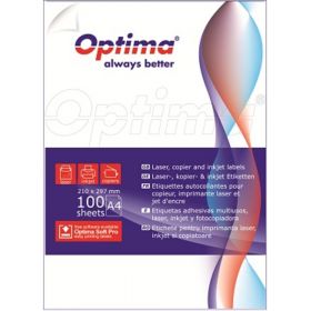 Etichete Albe Autoadezive 12/a4, 105 X 48 Mm, 100 Coli/top, Optima