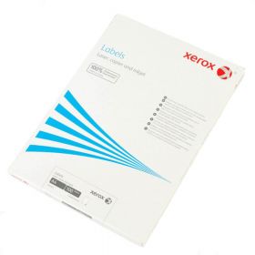 Etichete Autoadezive Xerox, 12/A4, 105x44 mm, 100 Coli/Top, Colturi Drepte