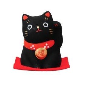 Lucky Cat Black 4 cm | 