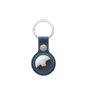 Apple AirTag FineWoven Key Ring, Pacific Blue